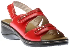 Outlet Ortho Flex 2 Velcro Sandal Red