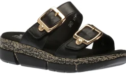 Rieker 2 Velcro Strap Black