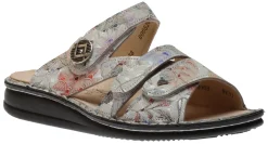 Discount Finn Comfort Agueda Multi Irpino Leather Slide Sandal