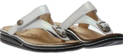 Online Finn Comfort Alexandria White Leather Thong Sandal