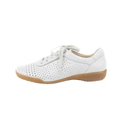Clearance Ara Alexis White Lace-Up Sneaker
