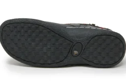 Outlet Wanderlust Amelia Black Red Flannel Lace-Up Boot