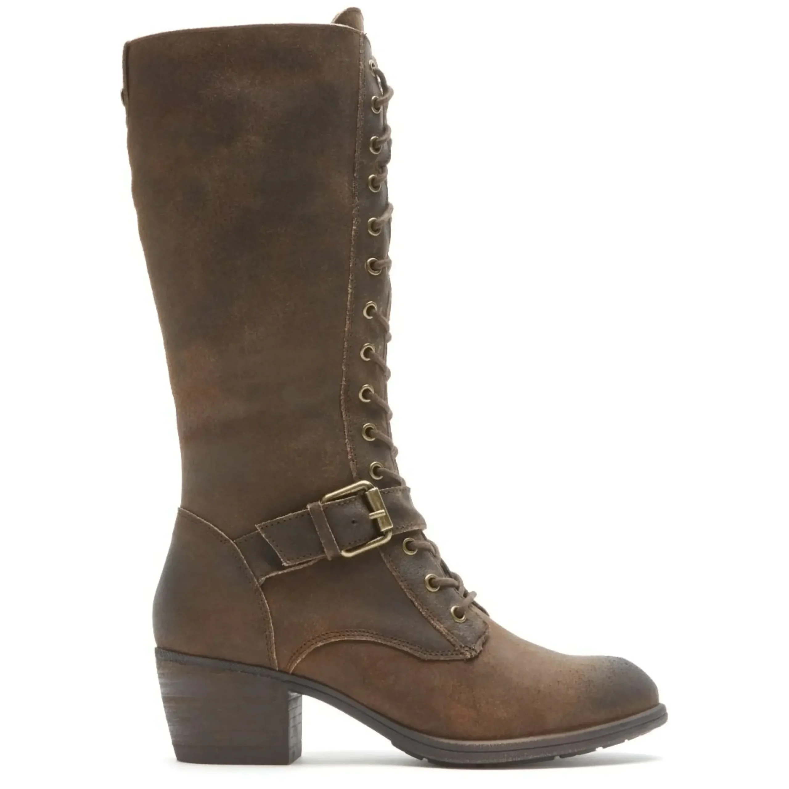 Hot Cobb Hill Anisa Brown Tall Lace-Up Boot