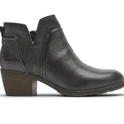 Best Cobb Hill Anisa V-Cut Black Bootie