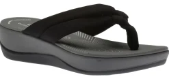 New Clarks Arla Kaylie Black Thong Sandal