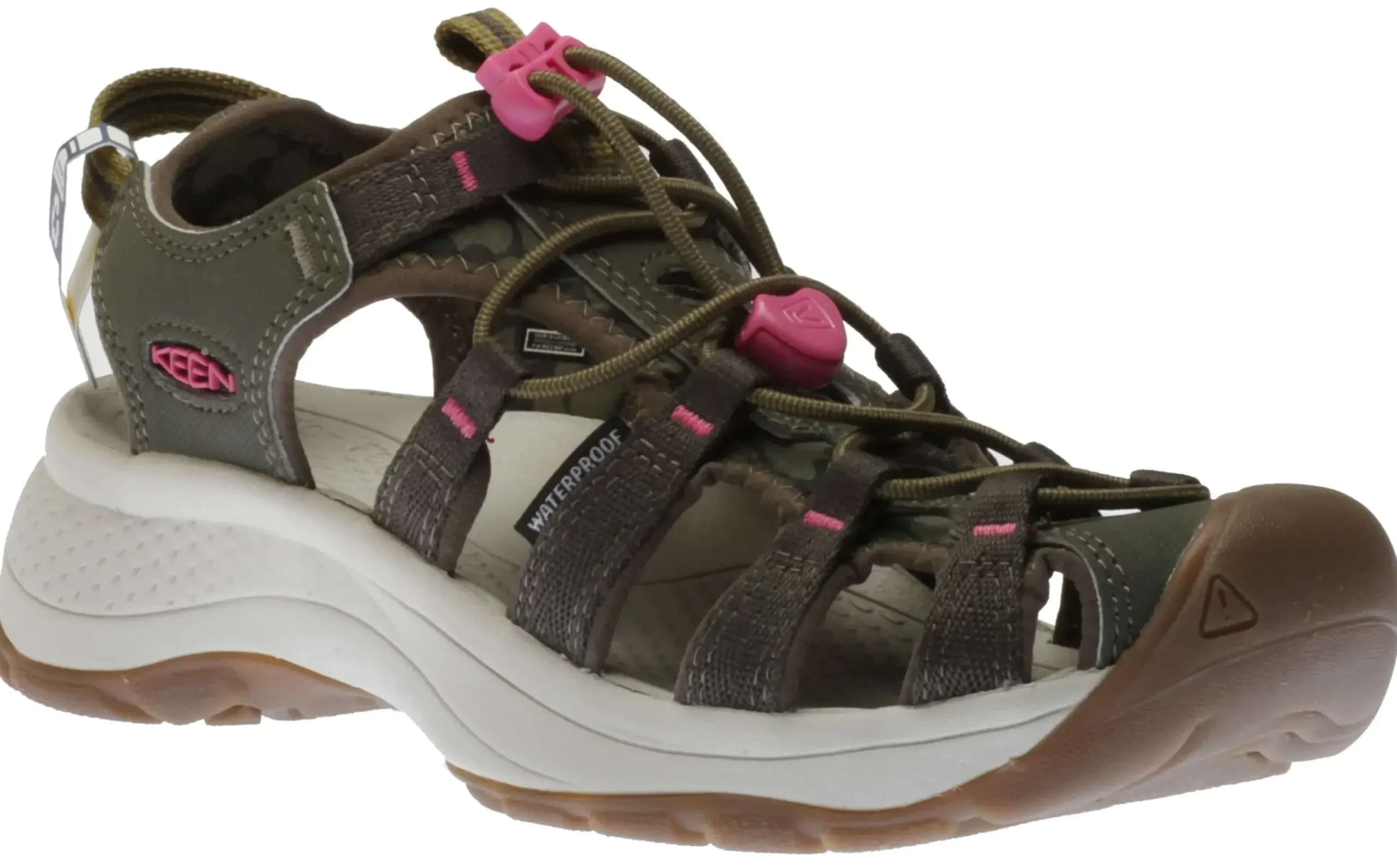 Online Keen Astoria West Green Pink Waterproof Sports Sandal