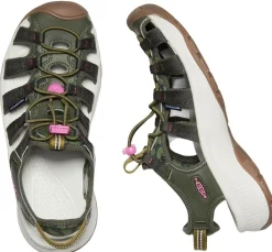 Online Keen Astoria West Green Pink Waterproof Sports Sandal