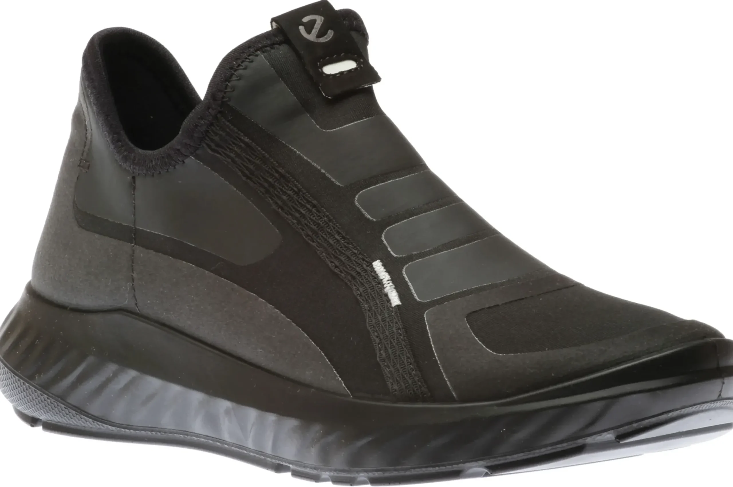 Ecco Ath-1Fw Black Slip-On Sneaker