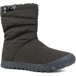 Clearance Bogs B Puffy Mid Black Women's Lightweight Insulated Boot