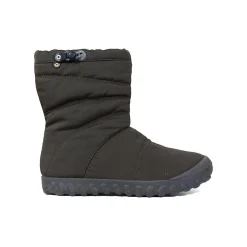 Clearance Bogs B Puffy Mid Black Women's Lightweight Insulated Boot