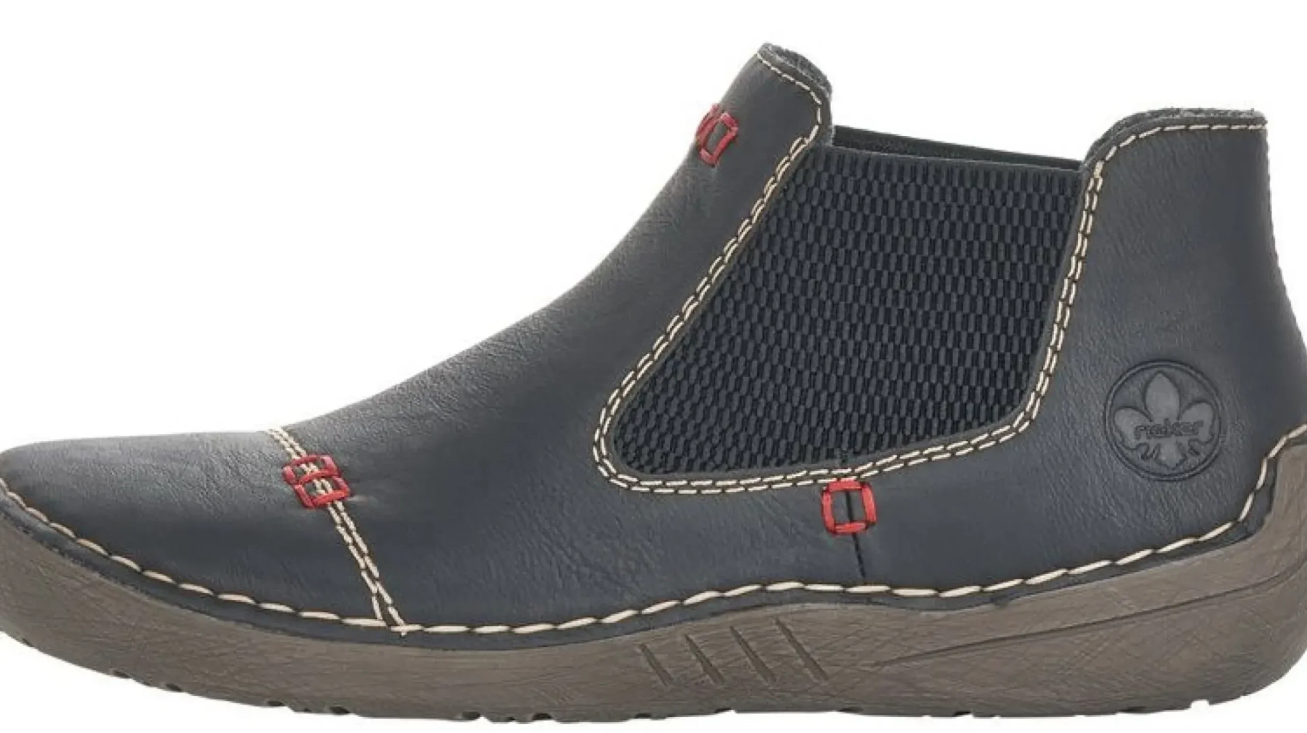 Best Rieker Belinga Black Slip-On Ankle Boot