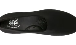 Outlet SAS Shoes Bliss Black Slip On Wedge