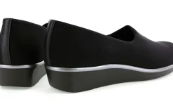 Outlet SAS Shoes Bliss Black Slip On Wedge