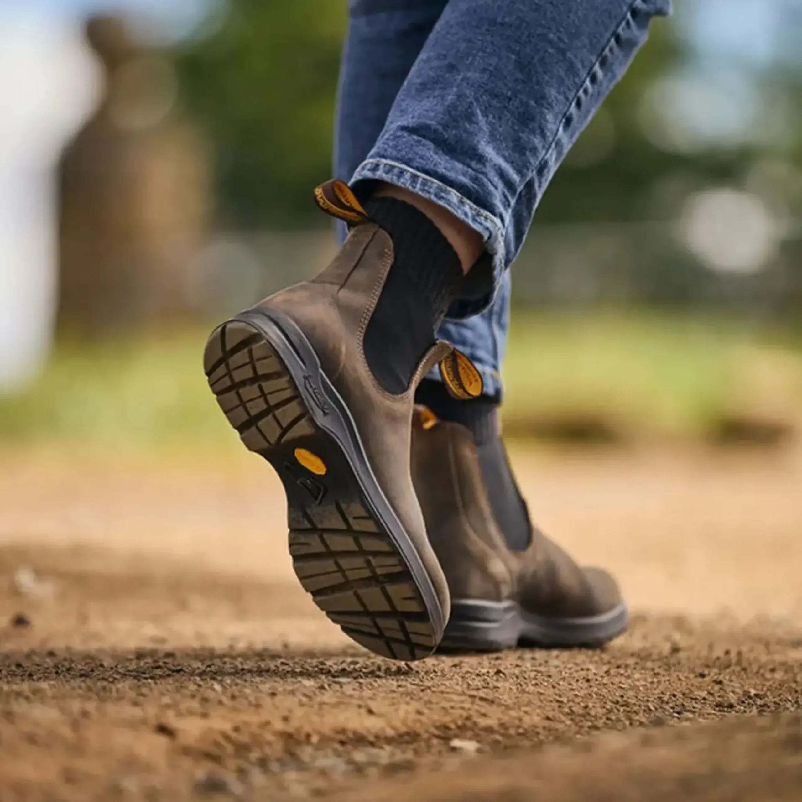 Discount Blundstone 2056 - All Terrain Rustic Brown Vibramu00Ae Anti-Slip Boot