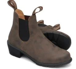 Hot Blundstone 1677 - Women's Series Heel Rustic Brown Boot