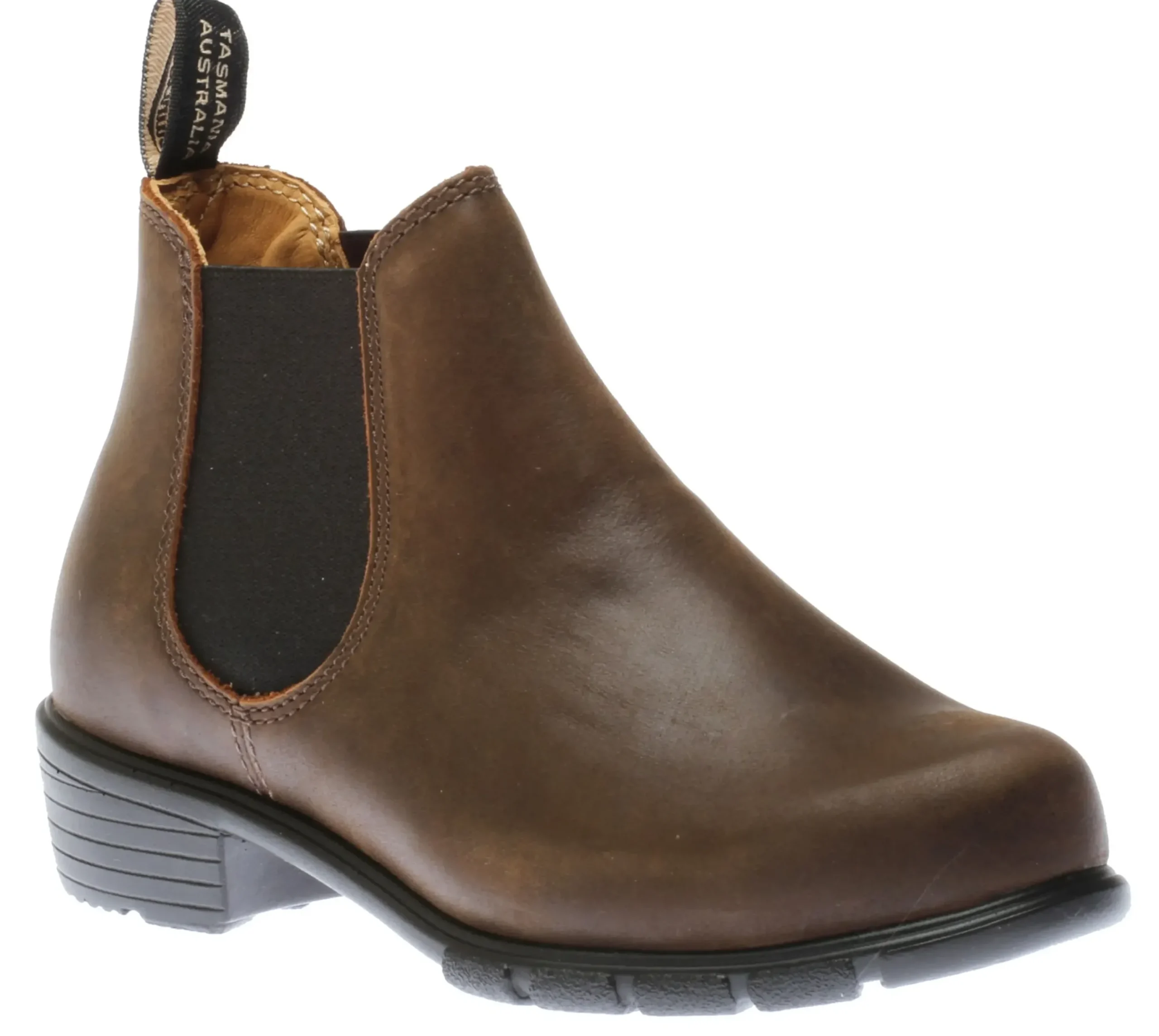 Clearance Blundstone 1970 - Women's Series Low Heel Antique Brown Leather Boot