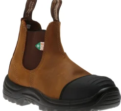 Sale Blundstone 169 - Work & Safety Rubber Toe Cap Crazy Horse Brown Boot