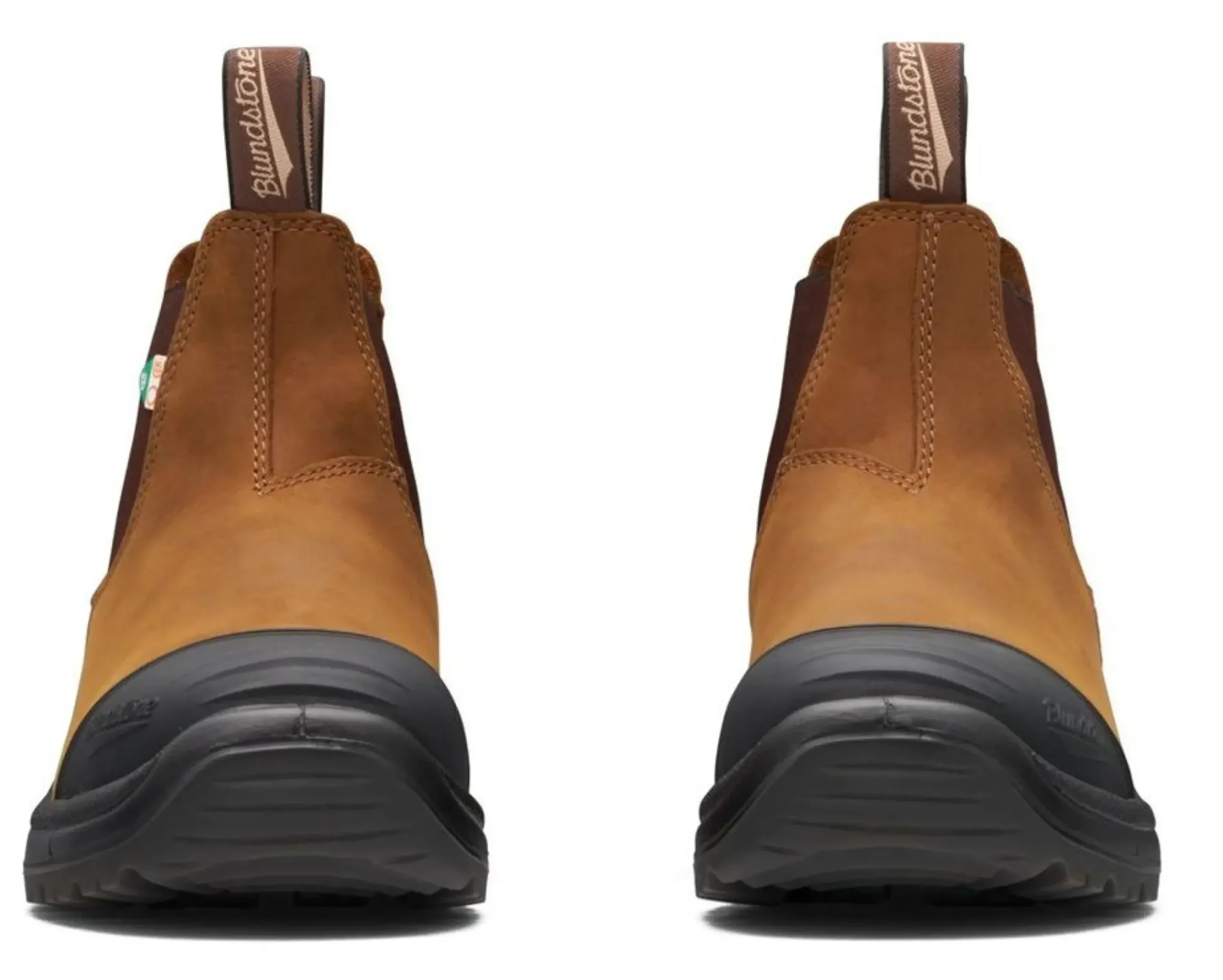 Sale Blundstone 169 - Work & Safety Rubber Toe Cap Crazy Horse Brown Boot