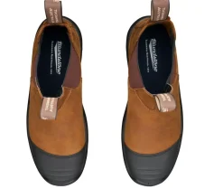 Sale Blundstone 169 - Work & Safety Rubber Toe Cap Crazy Horse Brown Boot