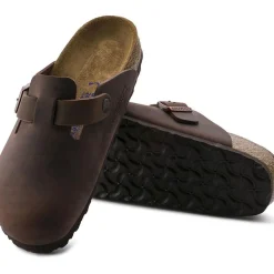 Hot Birkenstock Boston Habana Brown Oiled Leather Soft Footbed Clog