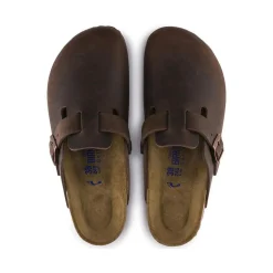 Hot Birkenstock Boston Habana Brown Oiled Leather Soft Footbed Clog