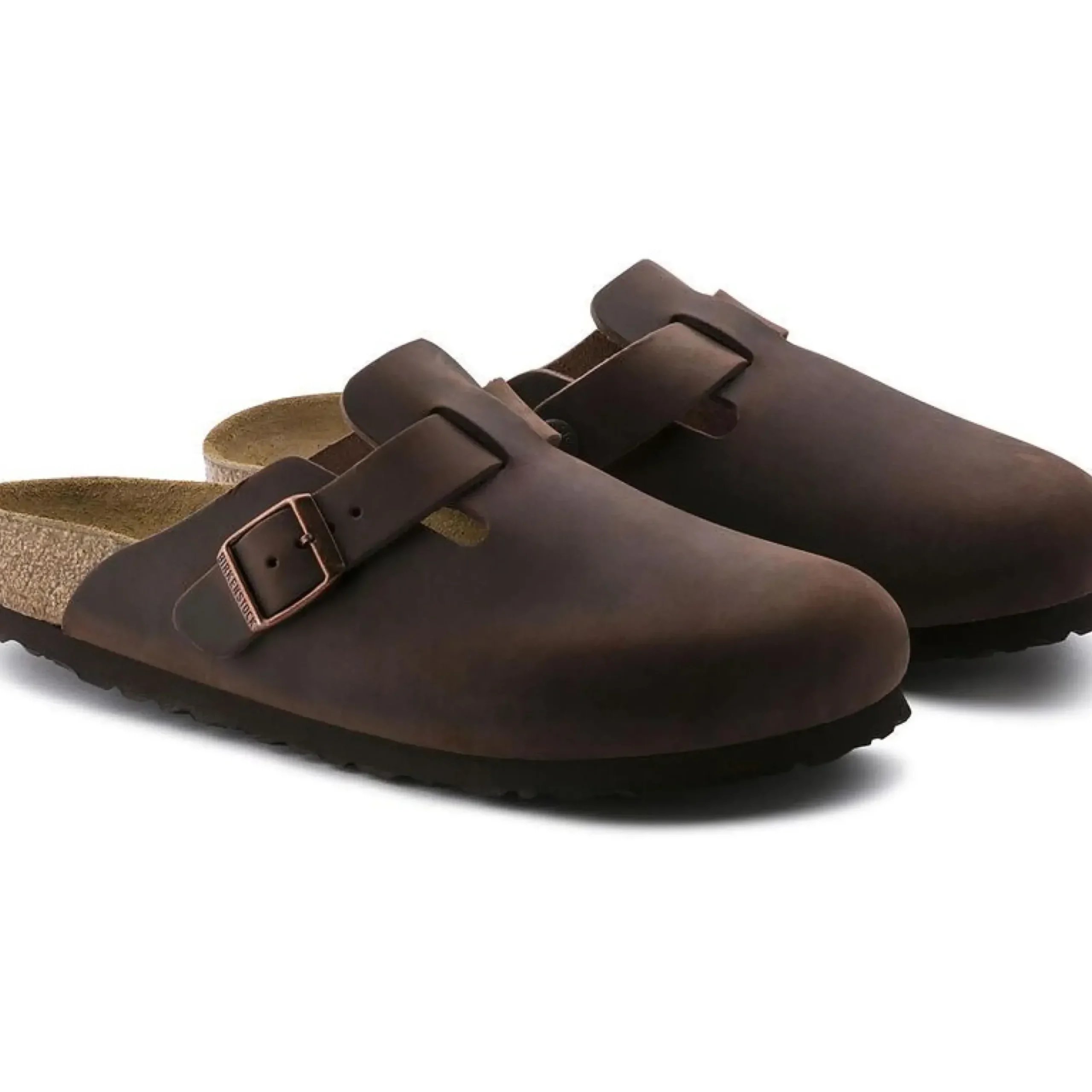 Hot Birkenstock Boston Habana Brown Oiled Leather Soft Footbed Clog