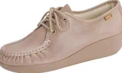 New SAS Shoes Bounce Mocha Leather Lace-Up Mocassin