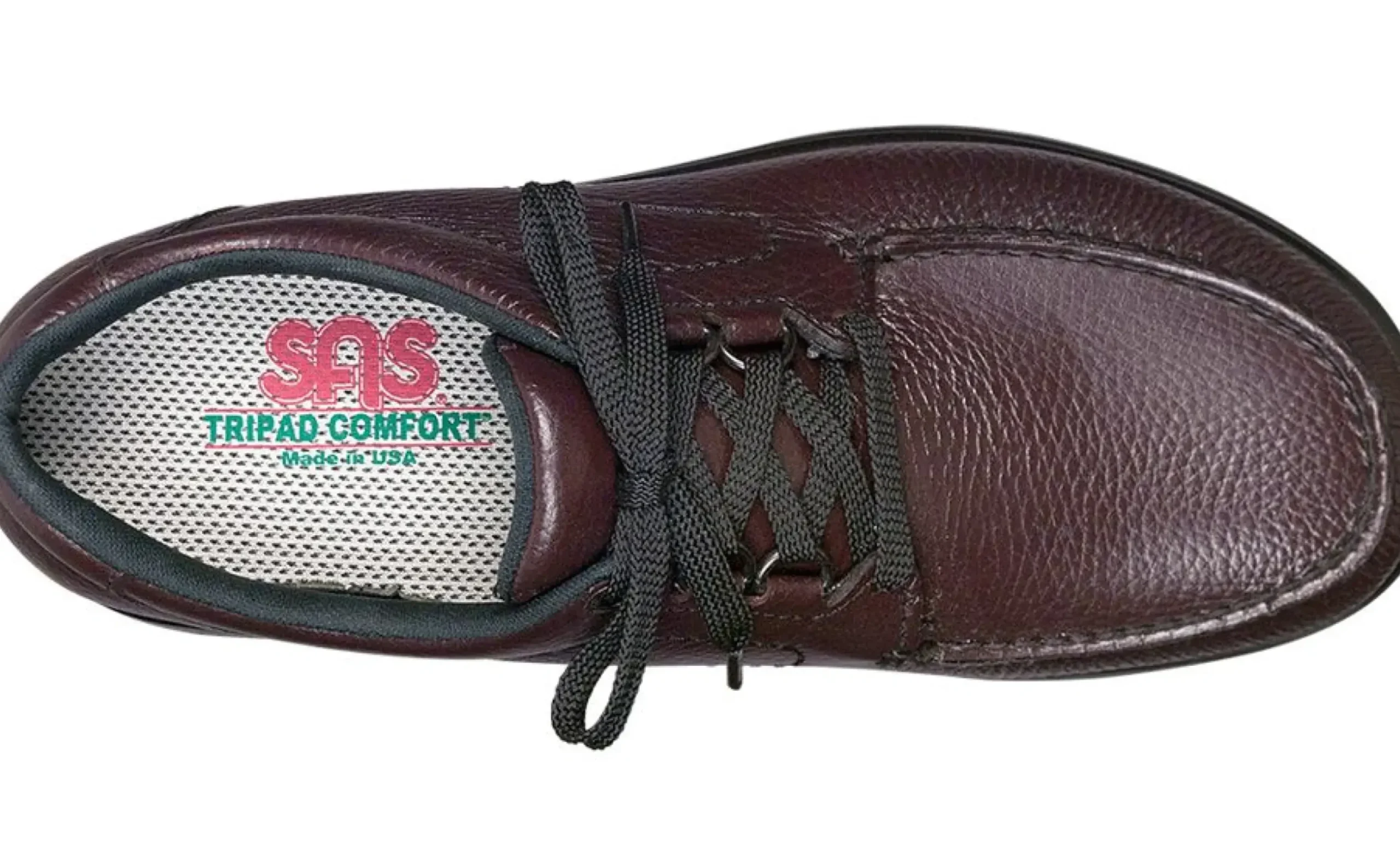 SAS Shoes Bout Time Cordovan Leather Lace-Up Loafer
