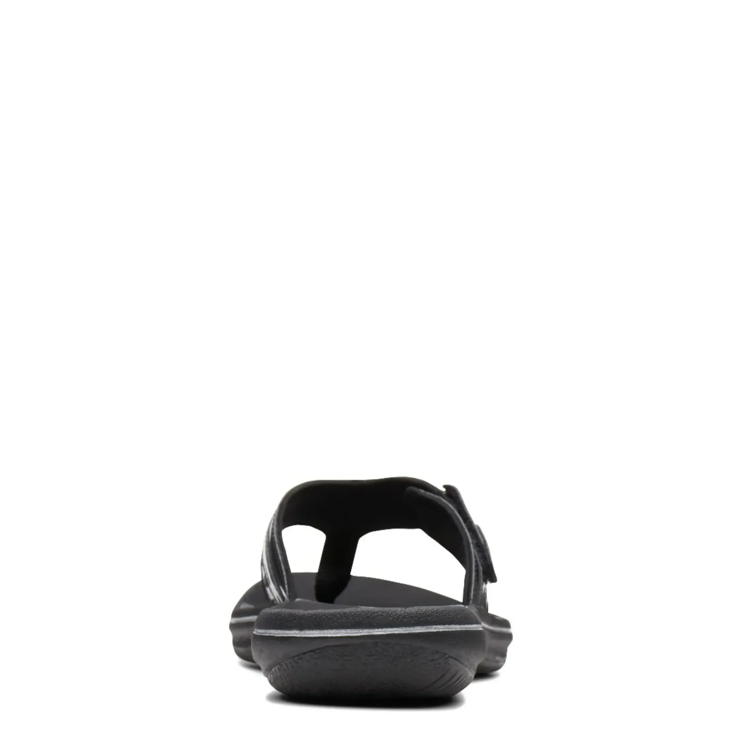 Online Clarks Breeze Sea Black Patent Thong Sandal