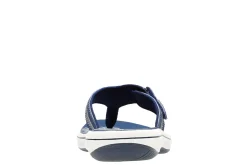 Discount Clarks Breeze Sea Navy Thong Sandal