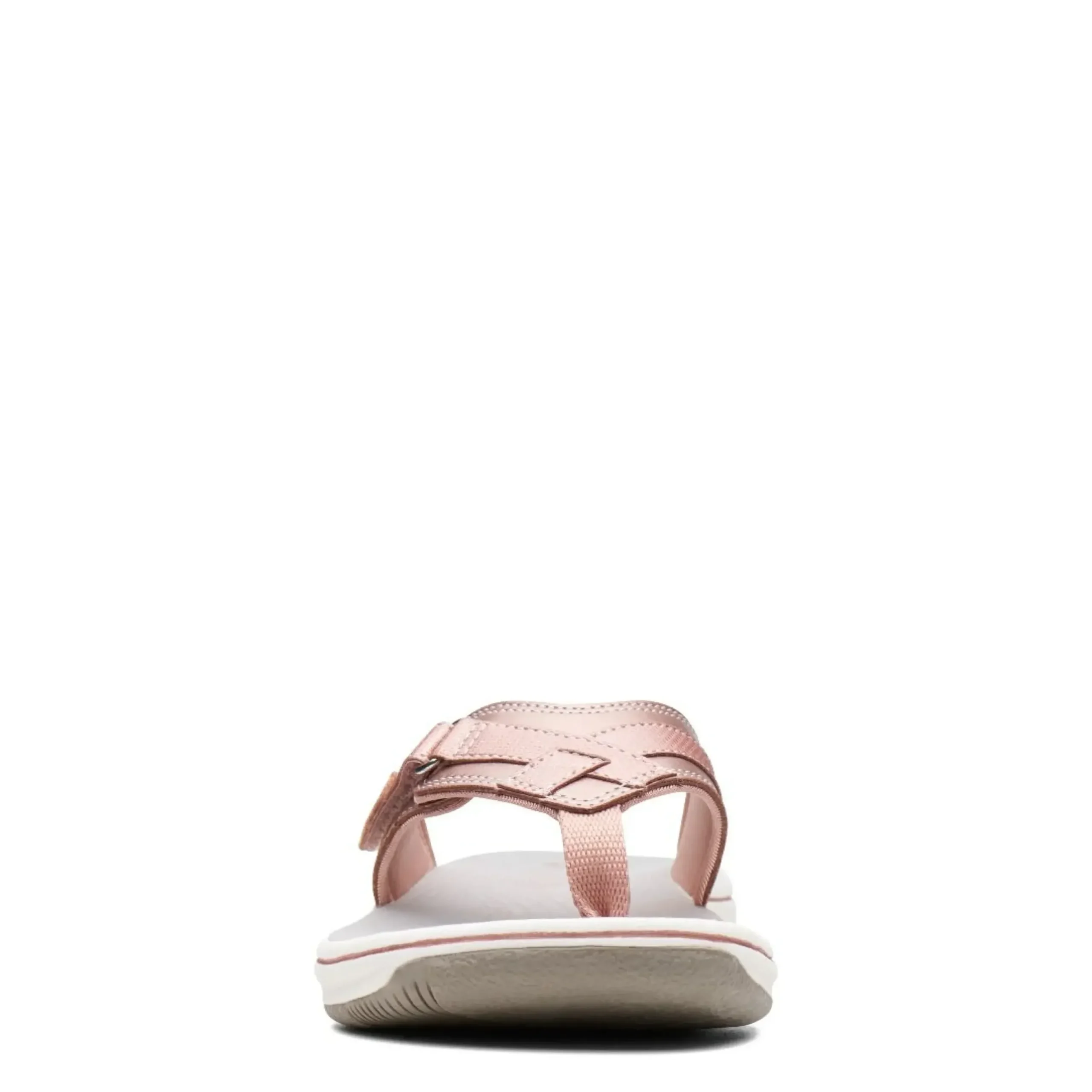 Outlet Clarks Breeze Sea Rose Gold Thong Sandal