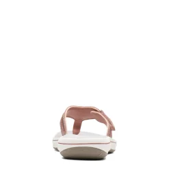 Outlet Clarks Breeze Sea Rose Gold Thong Sandal