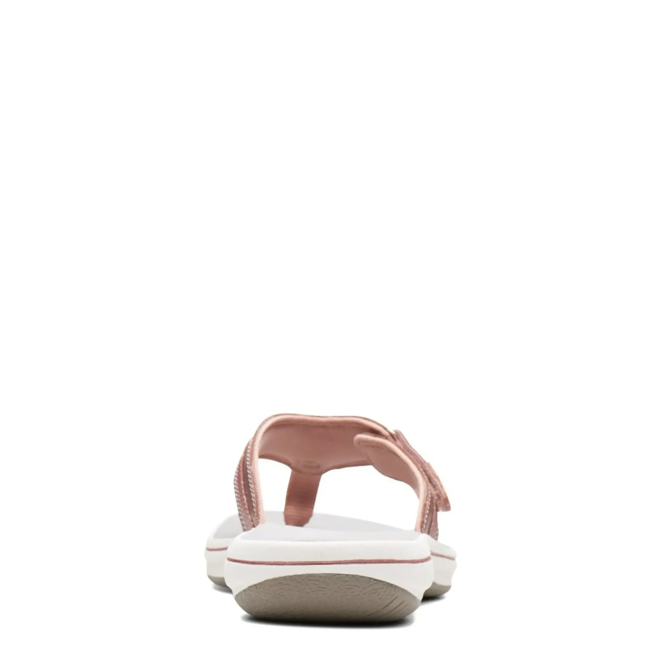 Outlet Clarks Breeze Sea Rose Gold Thong Sandal