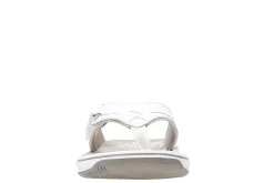 Clarks Breeze Sea White Thong Sandal