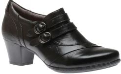 Sale Earth Calgary Toronto Black Leather Dress Shoe