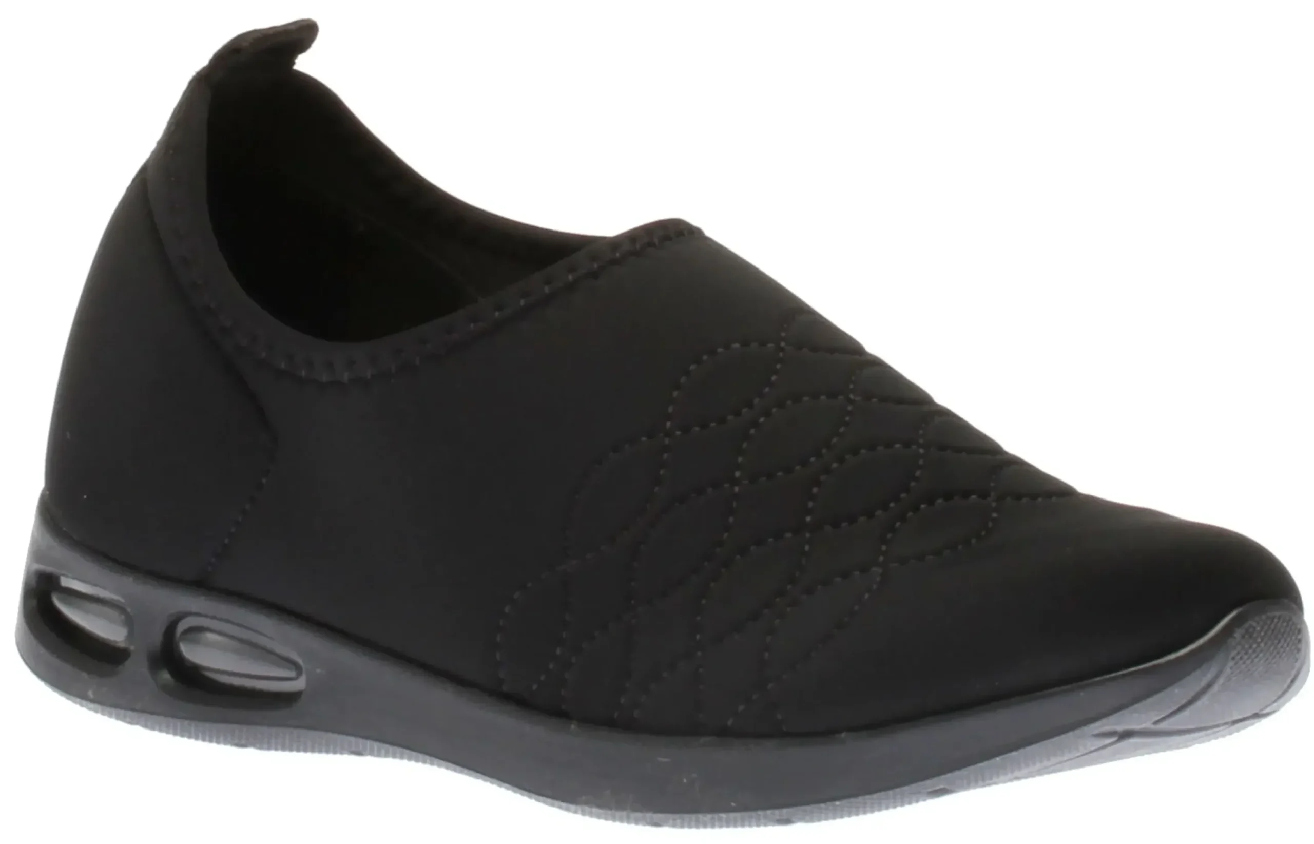 New Piccadilly Casual Black Elastic