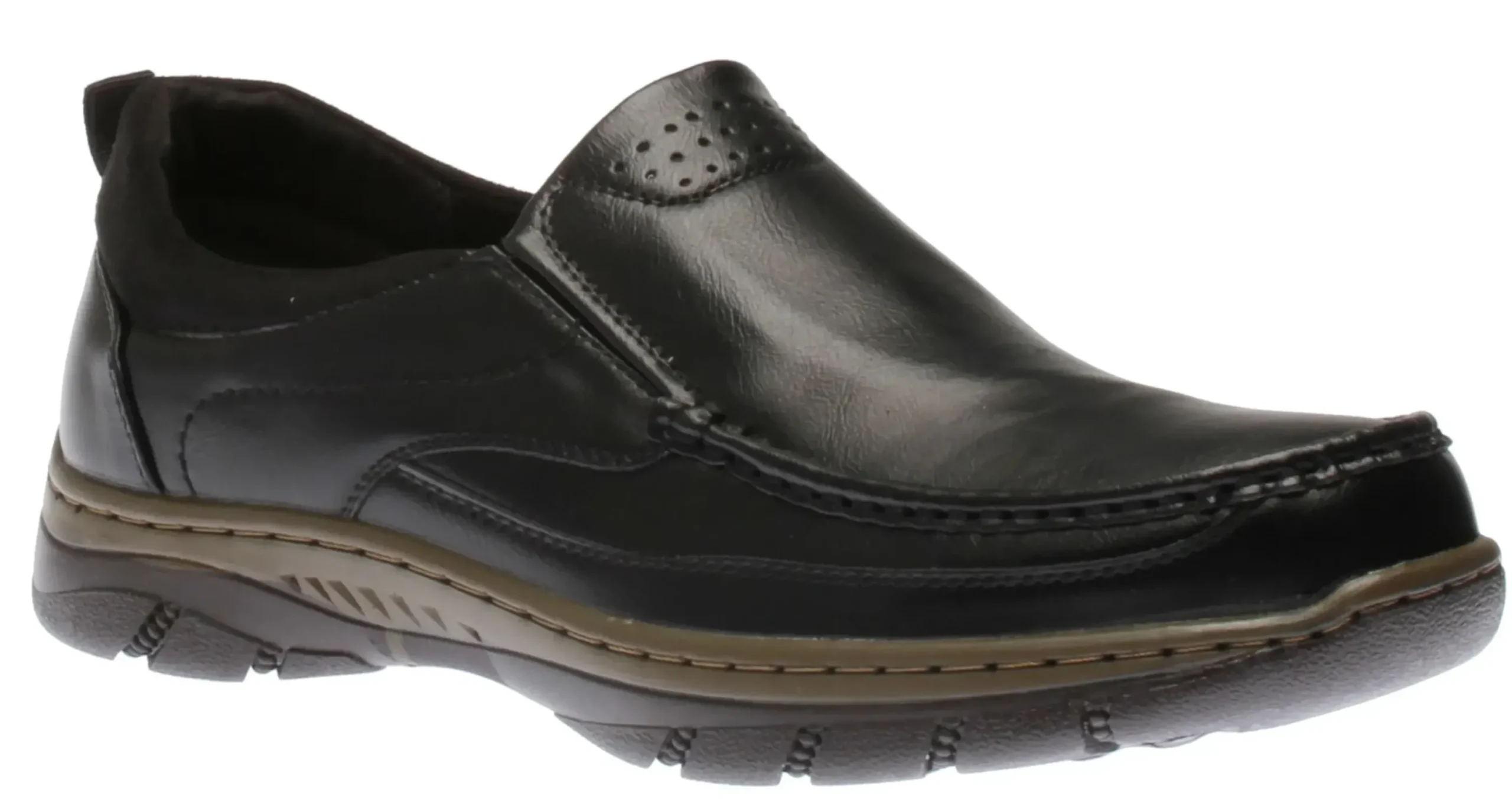 Outlet Collexion Italy Casual Slip On Black