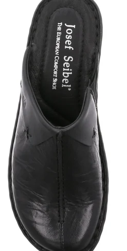 Hot Josef Seibel Catalonia 48 Black Leather Clog