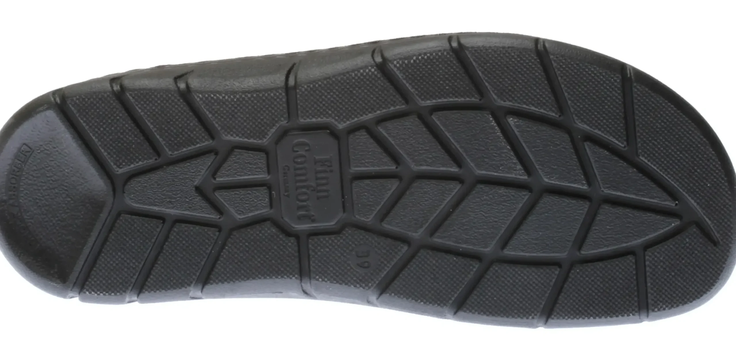 Hot Finn Comfort Cayman Men's Brown Leather Slide Sandal
