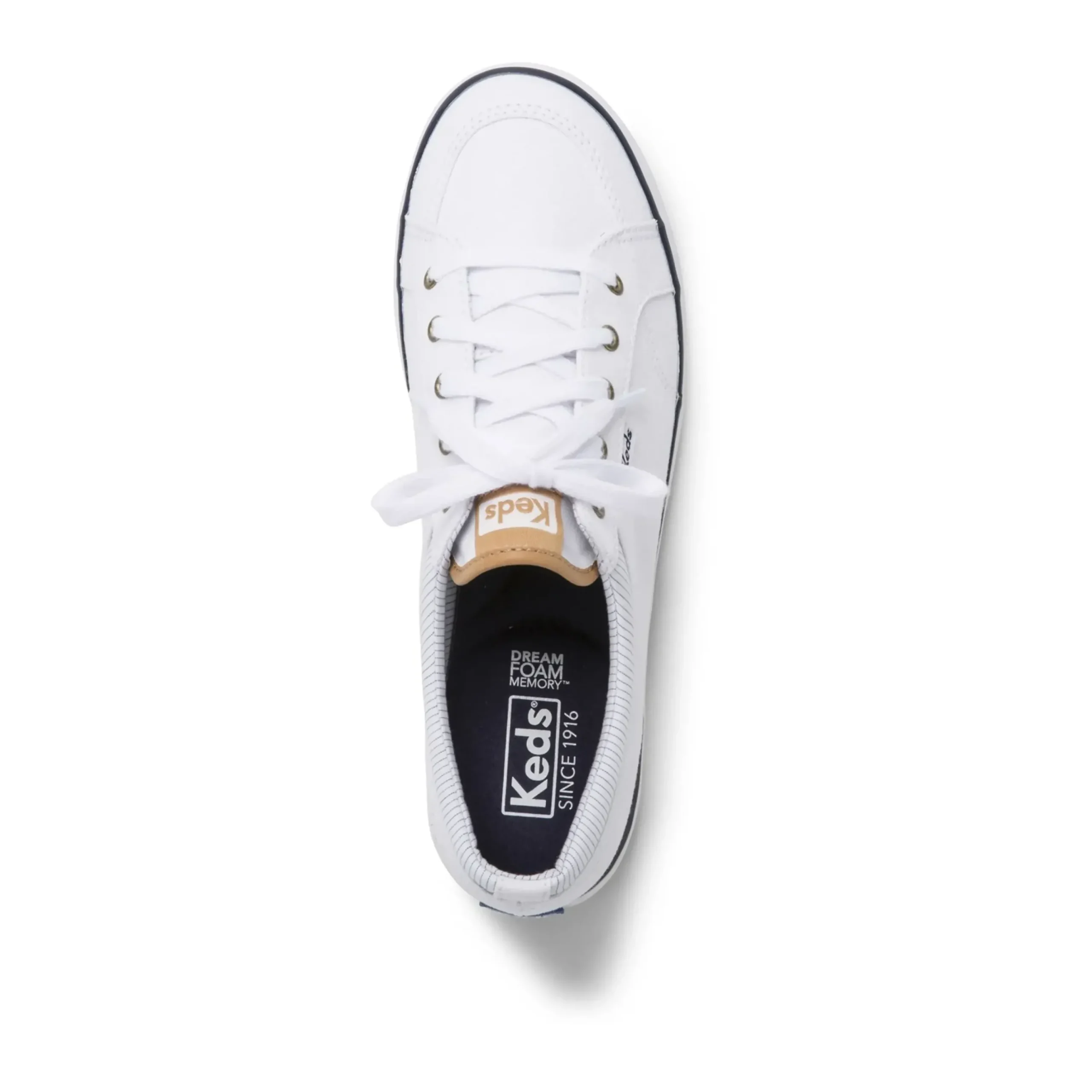New Keds Center Chambra White