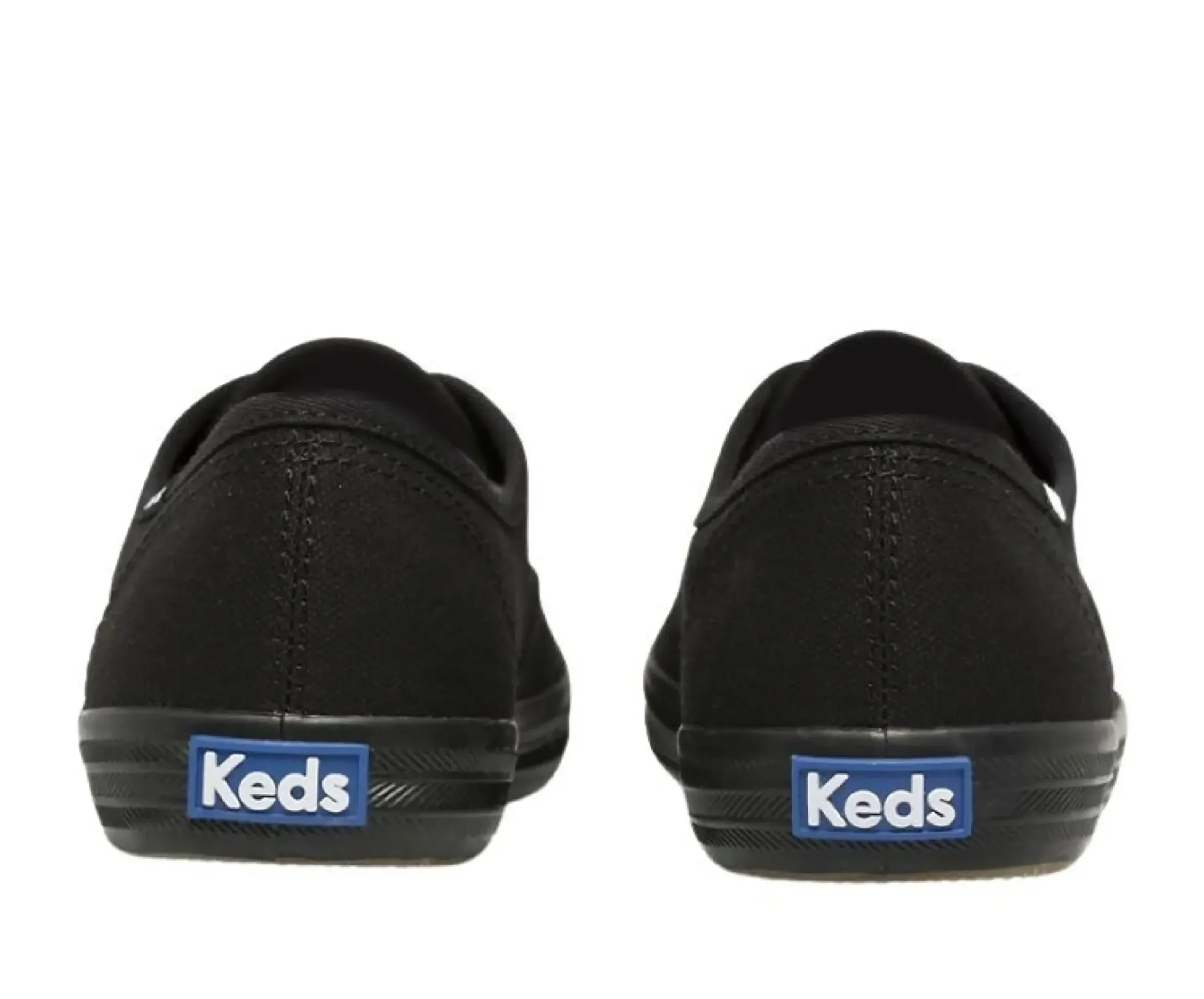 Hot Keds Champion Black Lace-Up Canvas Sneaker