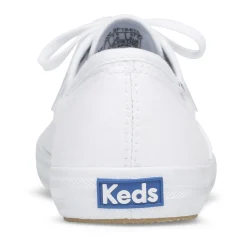 Hot Keds Champion White Lace-Up Canvas Sneaker