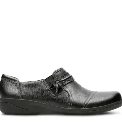 Sale Clarks Cheyn Madi Black Leather Slip-On