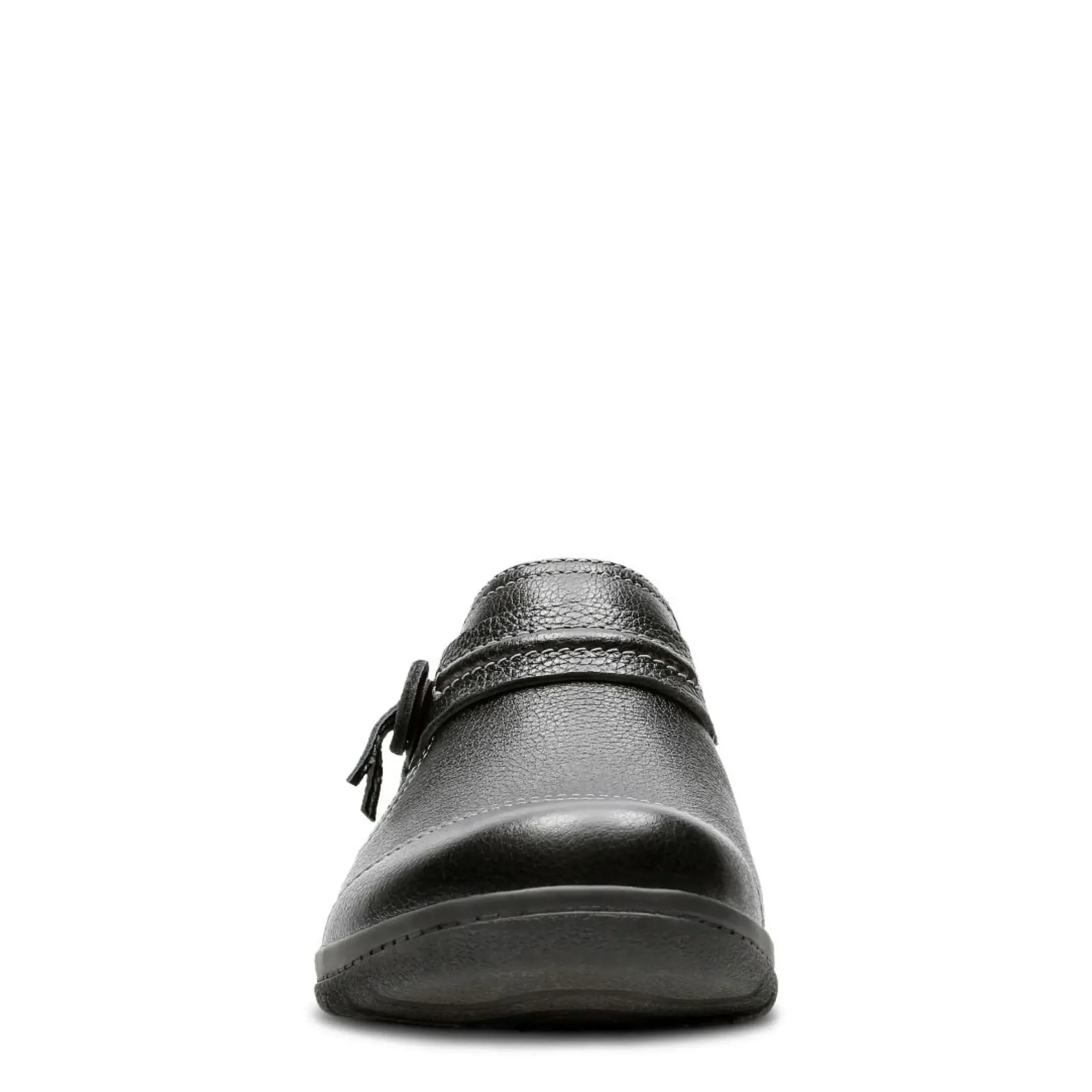 Sale Clarks Cheyn Madi Black Leather Slip-On