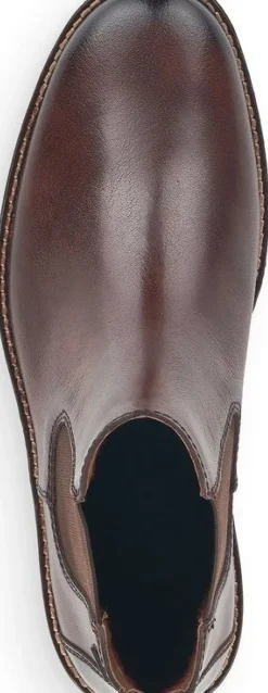 Best Rieker Clarino Dark Brown Leather Chelsea Boot