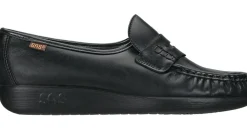 Sale SAS Shoes Classic Black Leather Slip-On Loafer