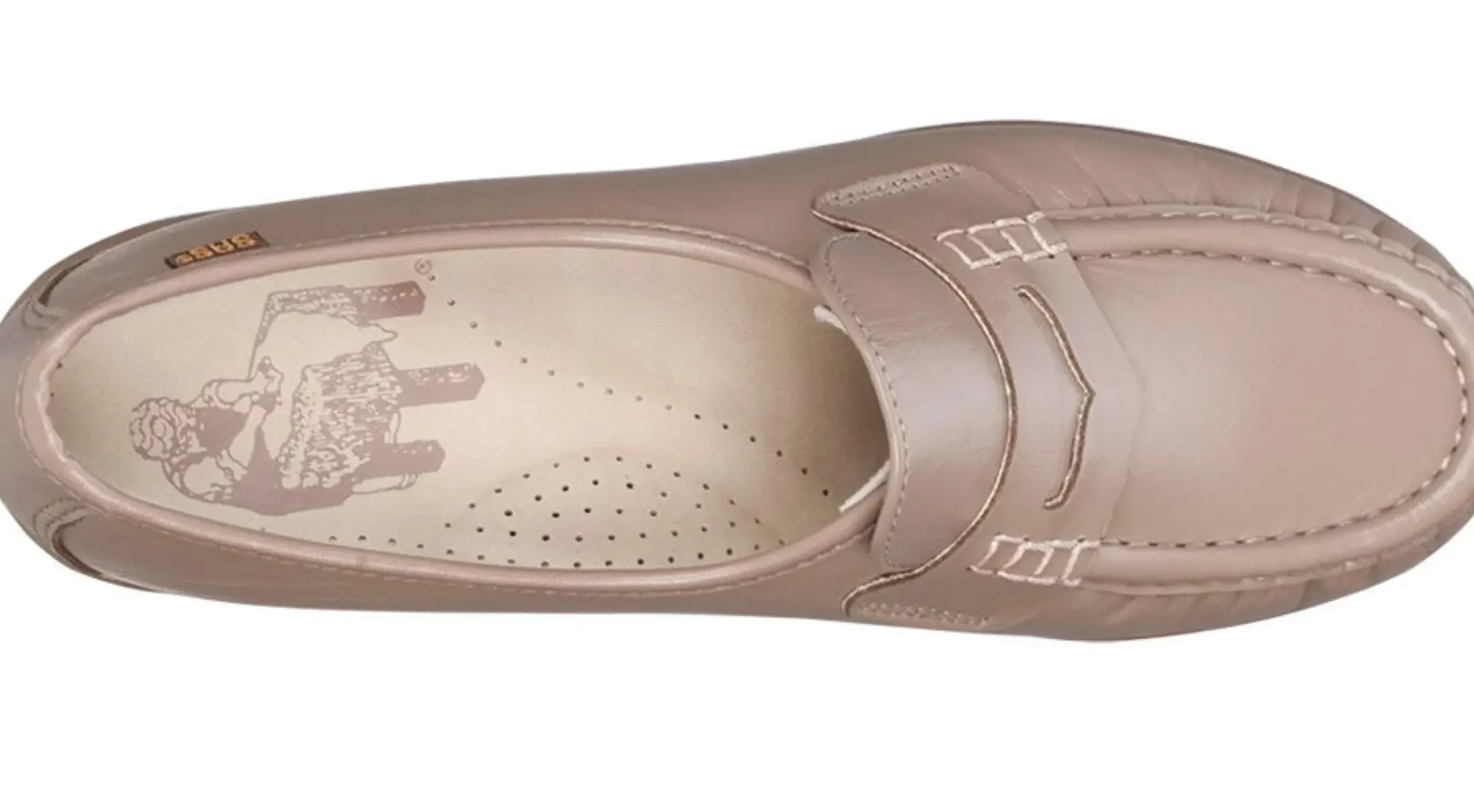 Sale SAS Shoes Classic Mocha Leather Slip-On Loafer