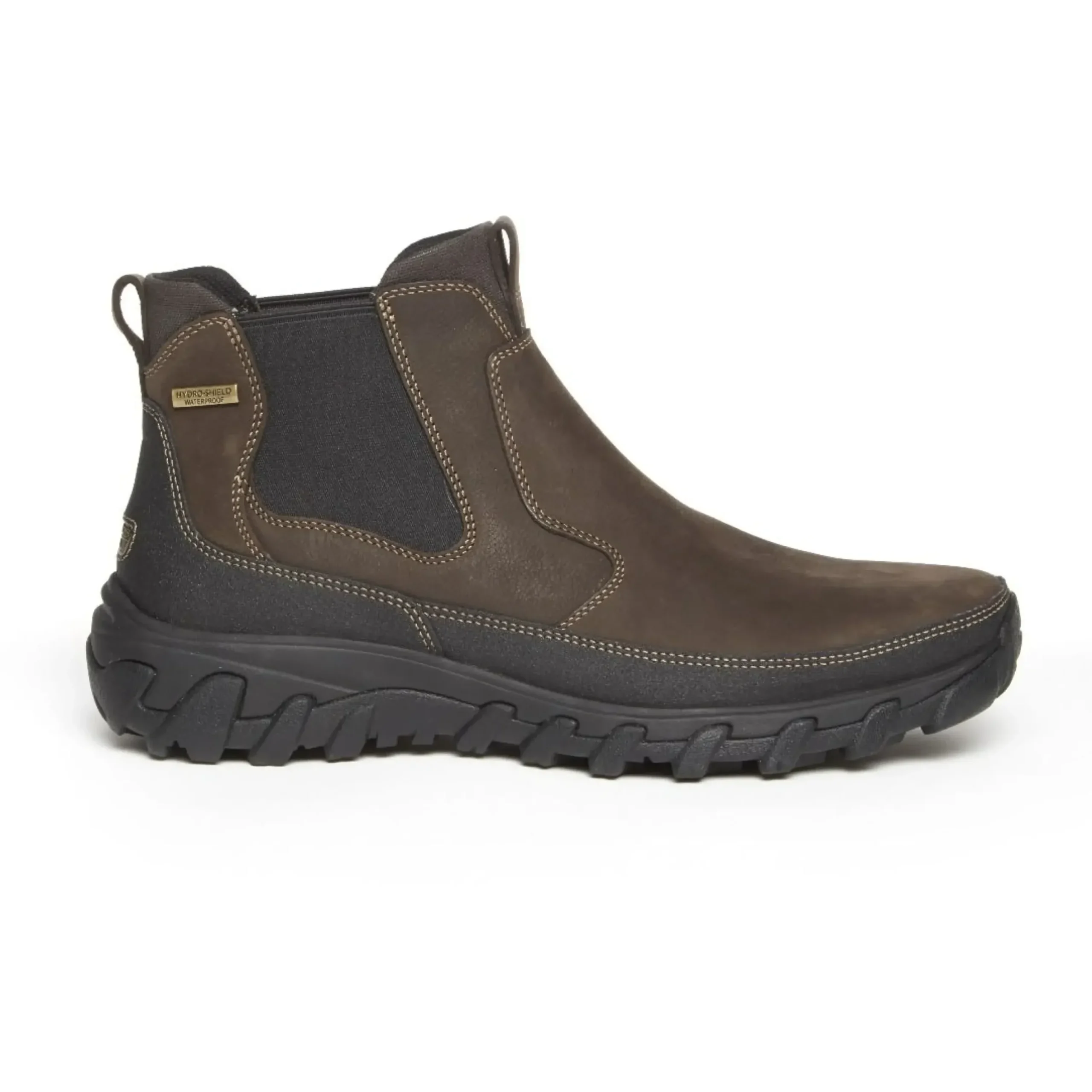 Sale Rockport Cold Springs Plus Dark Brown Leather Chelsea Boot