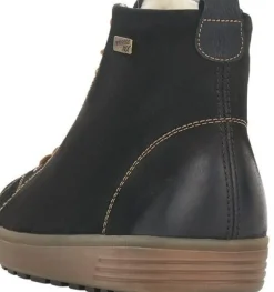 Remonte Columbo Black Leather Lace-Up Winter Boot