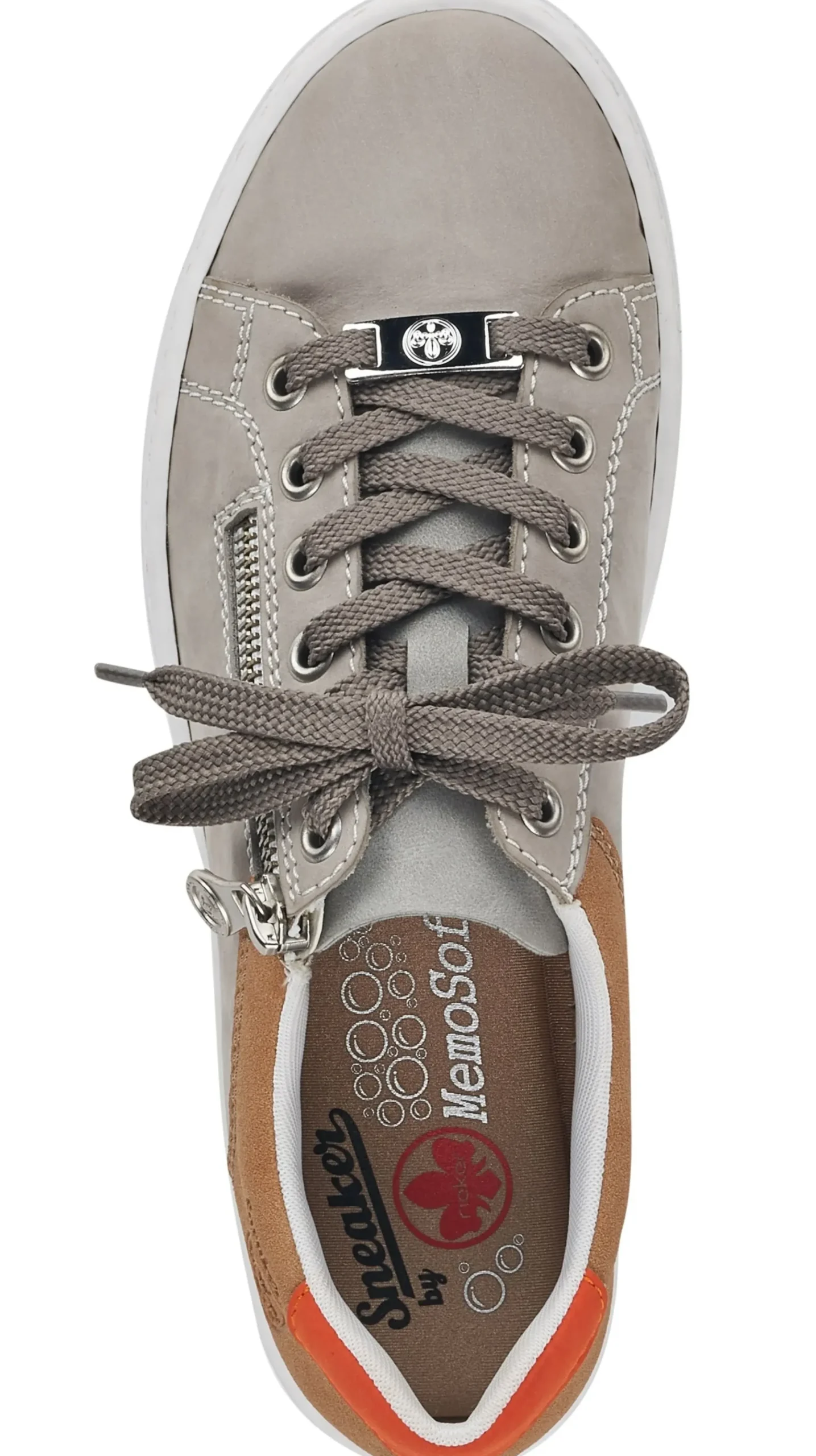 Clearance Rieker Columbo Grey Multicolour Lace-Up Sneaker